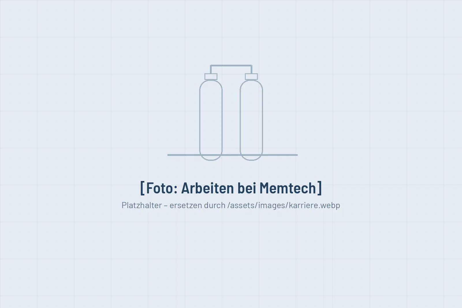 Arbeiten an einer Anlage in der Memtech-Werkstatt
