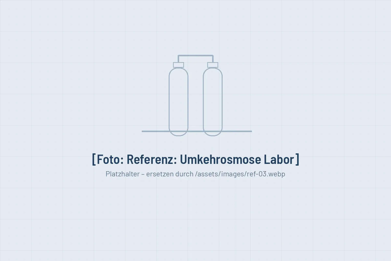 Umkehrosmoseanlage für Laborwasser